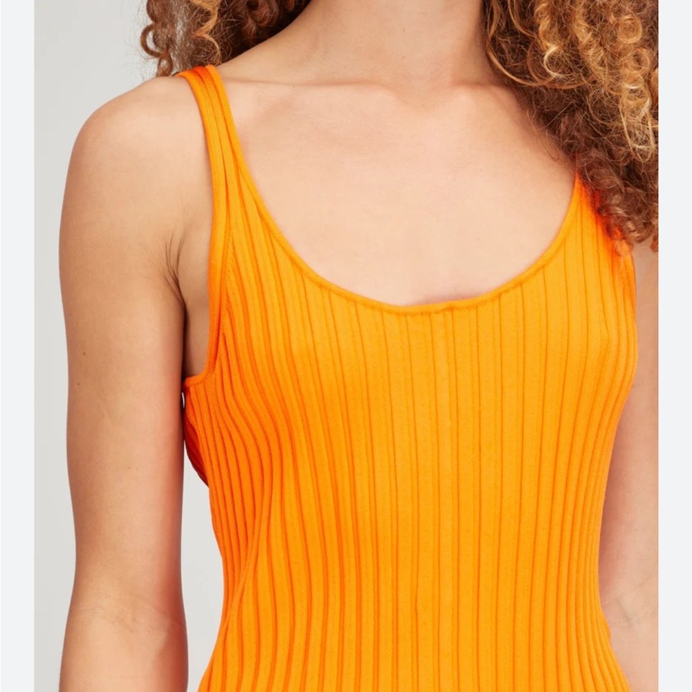 Rachel Zoe Ribbed Vneck Tank Top